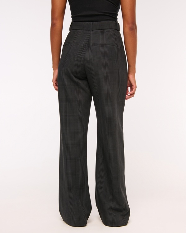 Curve Love A&F Sloane Tailored Wide Leg Pant
