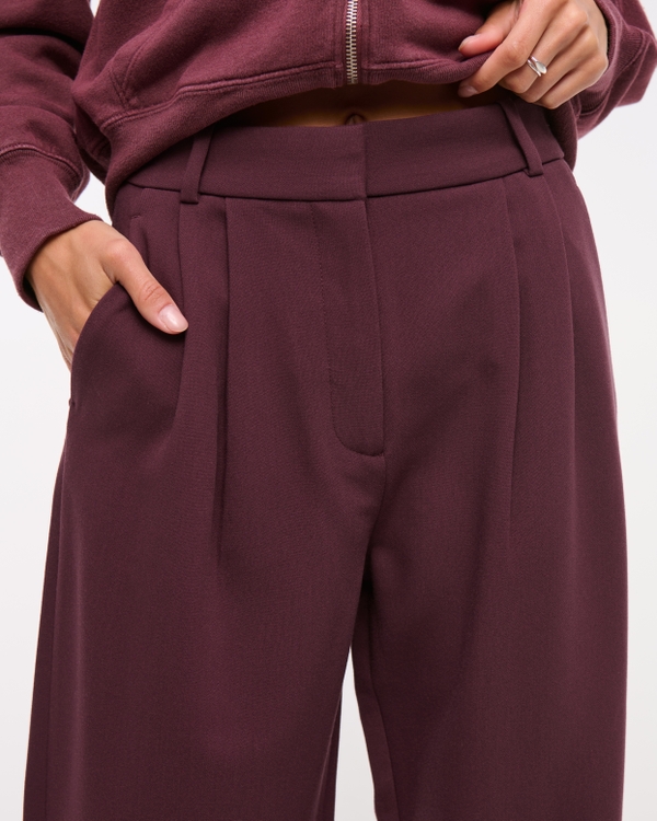 A&F Sloane Tailored Wide Leg Pant