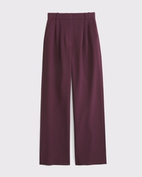 Curve Love A&F Sloane Tailored Wide Leg Pant