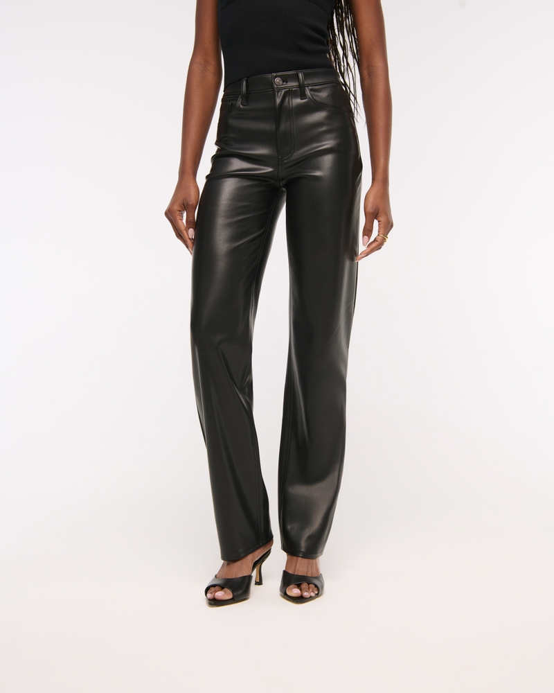 Vegan Leather 90s Relaxed Pant