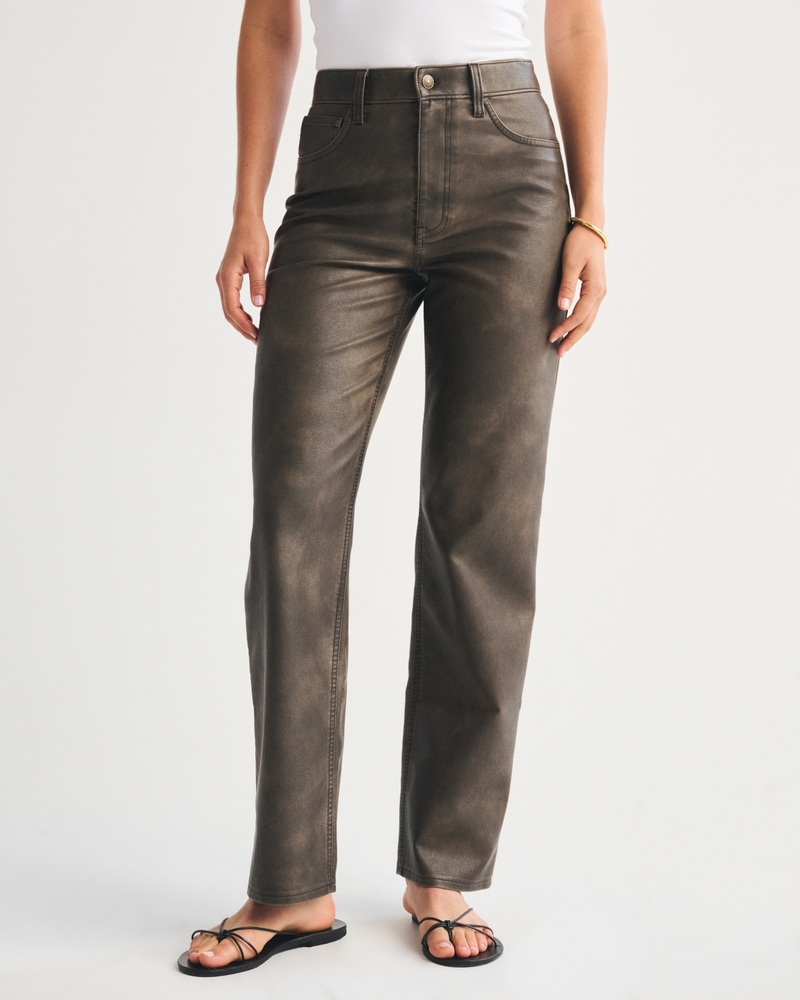 Vegan Leather 90s Relaxed Pant