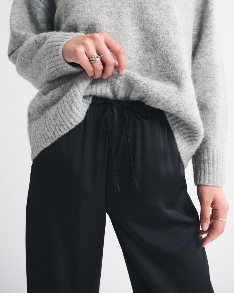 Satin Pull-On Pant