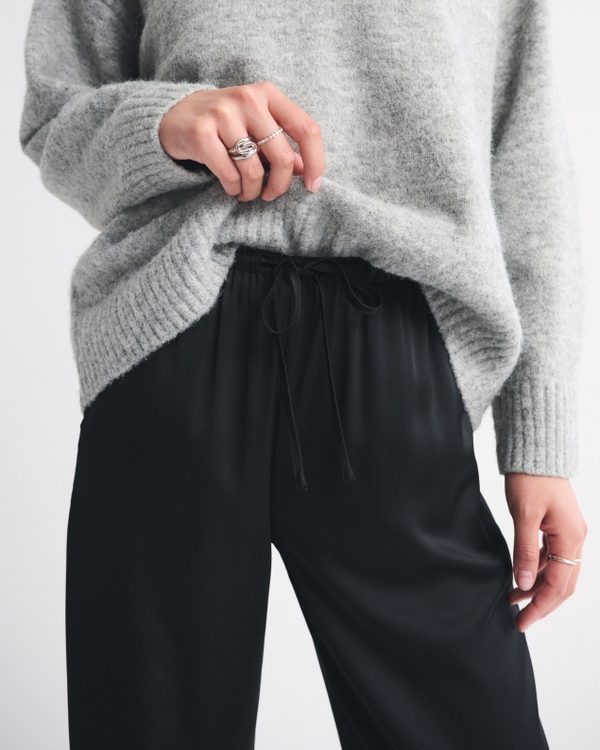Satin Pull-On Pant
