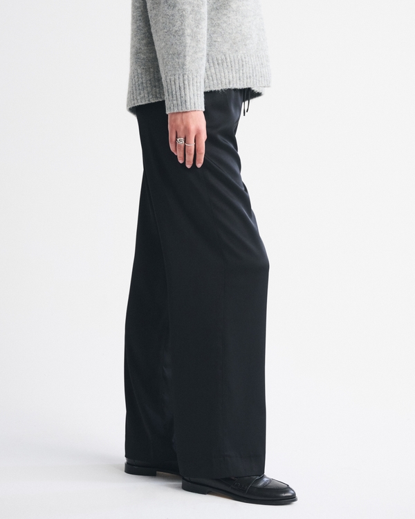 Satin Pull-On Pant
