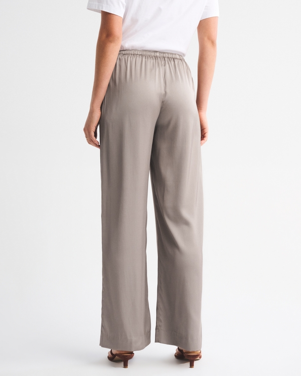 Satin Pull-On Pant