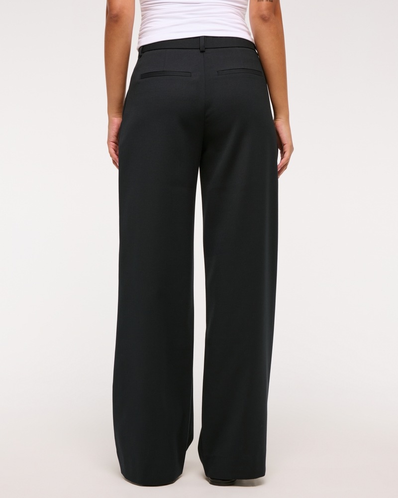 A&F Sloane Low Rise Tailored Wide Leg Pant