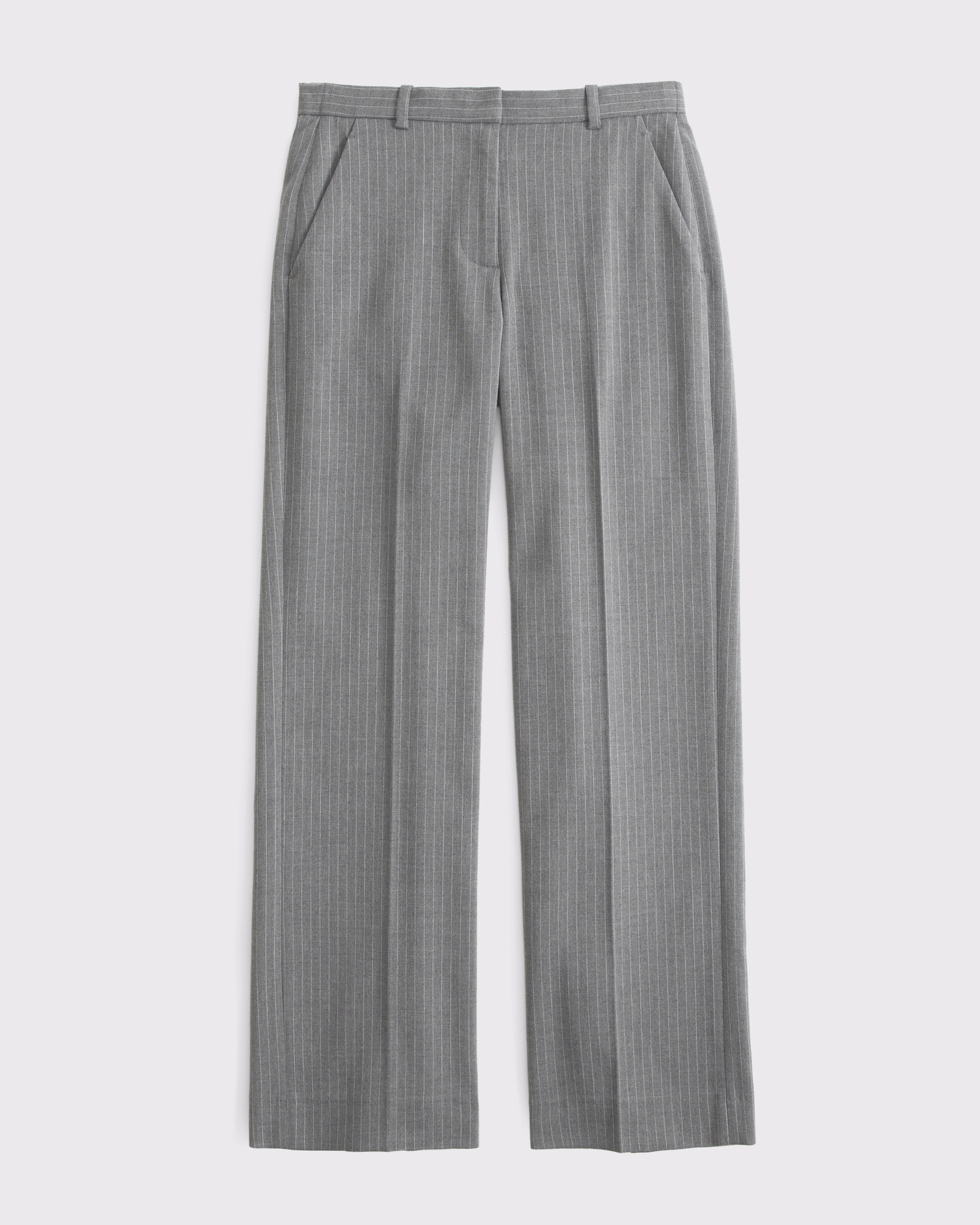 Pantalones de pierna ancha y tiro bajo con corte sastre A&F Sloane
