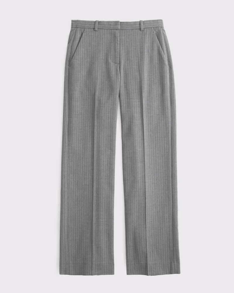 A&F Sloane Low Rise Tailored Wide Leg Pant