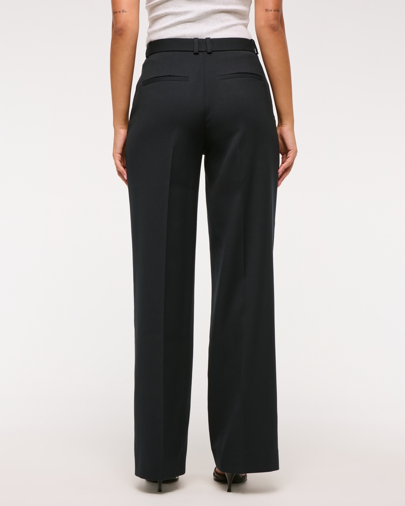 A&F Sloane High Rise Tailored Wide Leg Pant