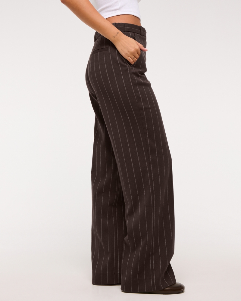 A&F Sloane High Rise Tailored Wide Leg Pant