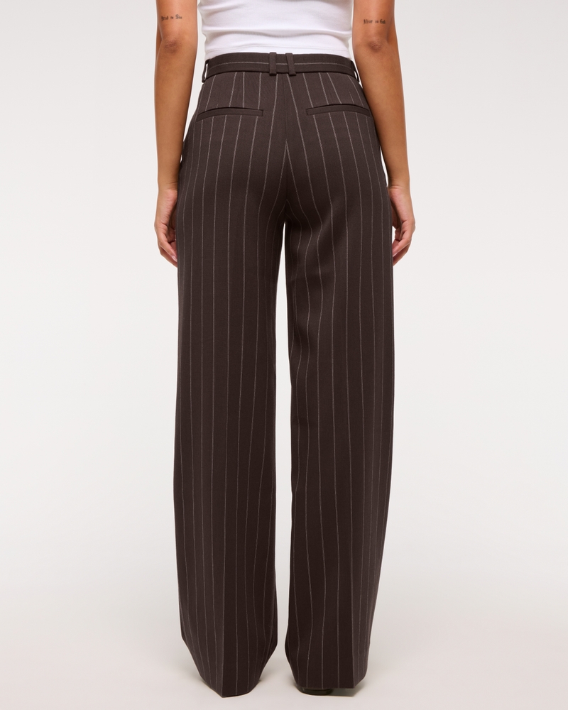 A&F Sloane High Rise Tailored Wide Leg Pant