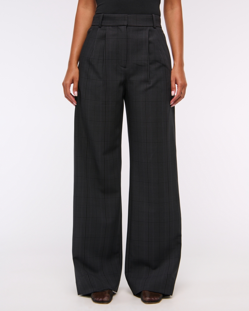 A&F Sloane Tailored Wide Leg Pant