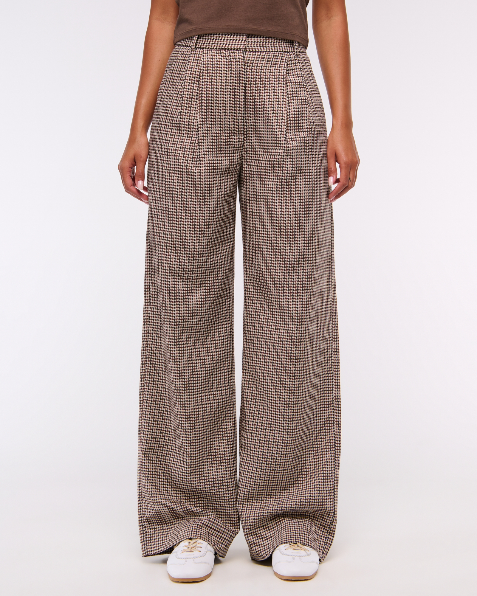 A&F Sloane Tailored Wide Leg Pant