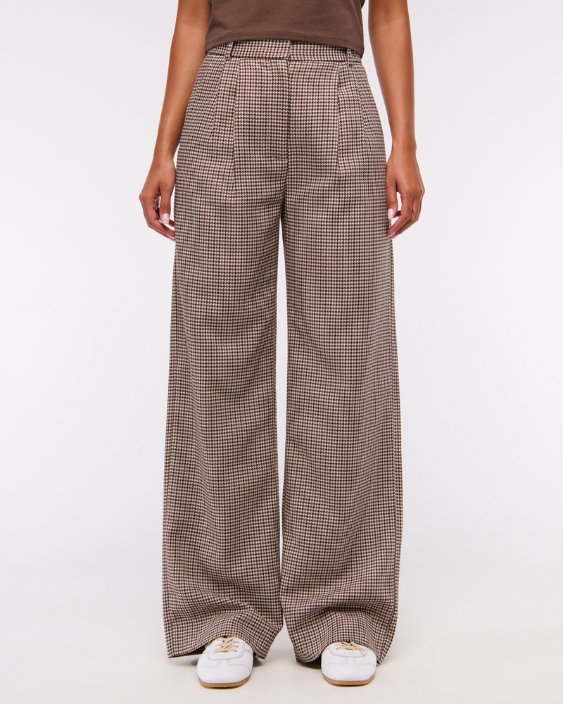 A&F Sloane Tailored Wide Leg Pant