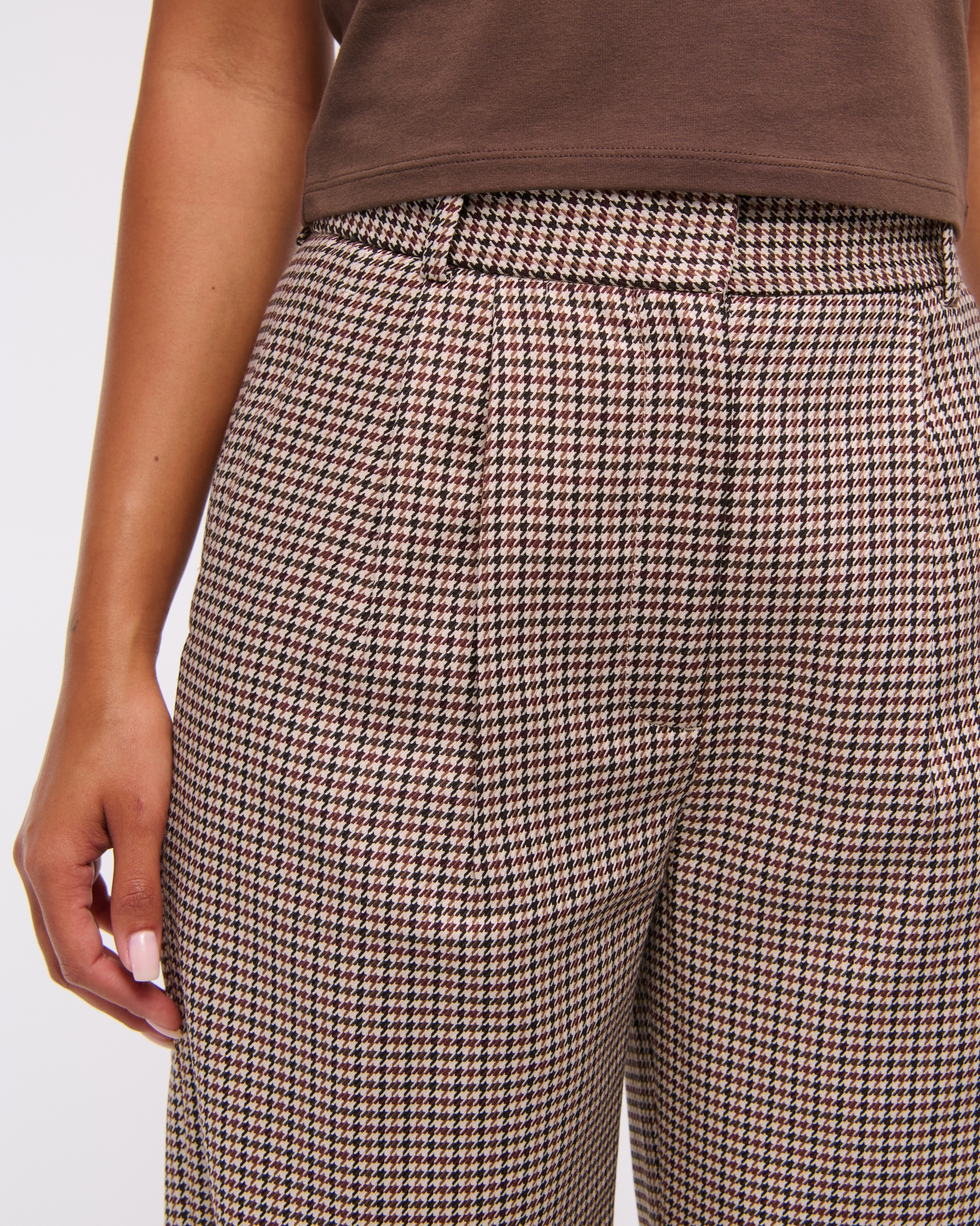 A&F Sloane Tailored Wide Leg Pant