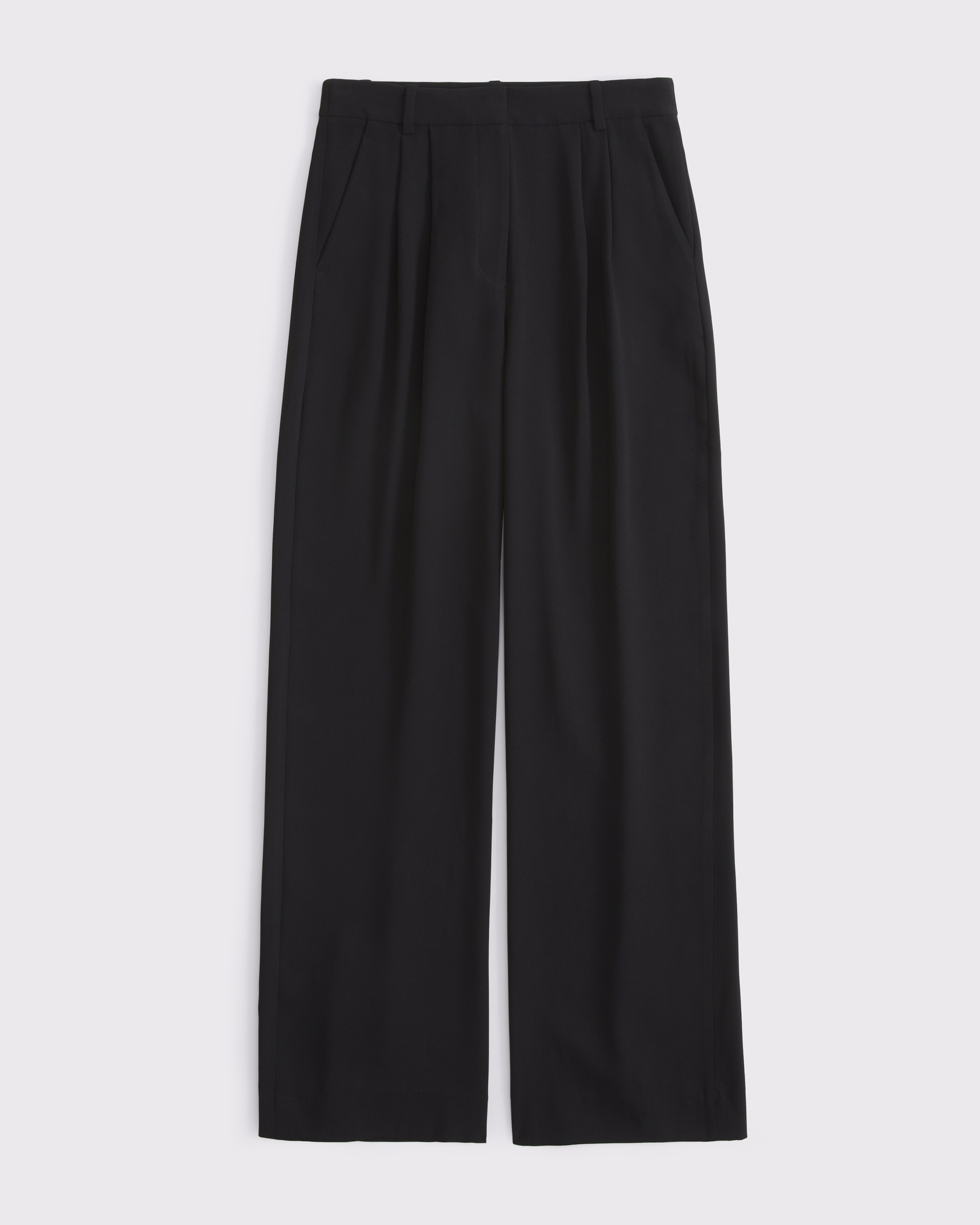 A&F Sloane Crepe Tailored Wide Leg Pant