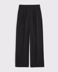 A&F Sloane Crepe Tailored Wide Leg Pant