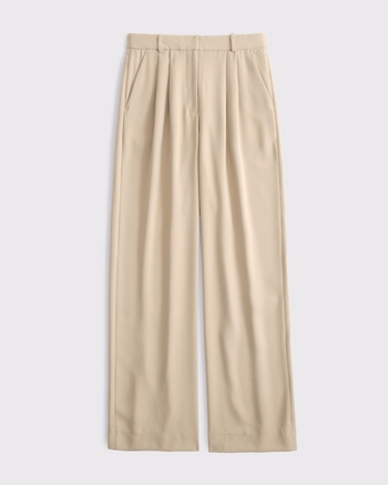 A&F Sloane Crepe Tailored Wide Leg Pant from Abercrombie & Fitch - $59.99