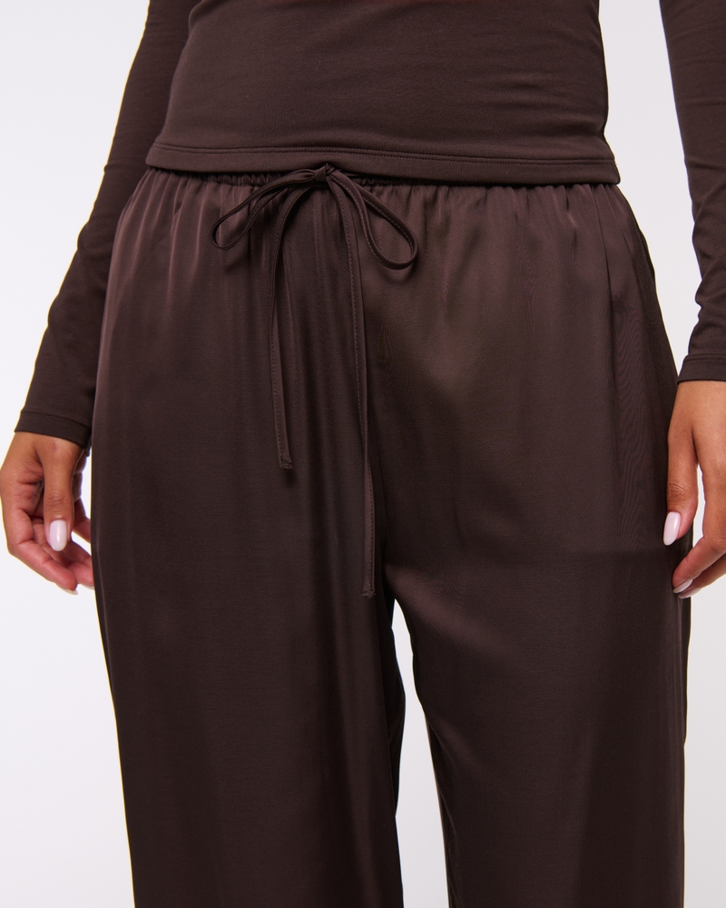 Satin Pull-On Pant
