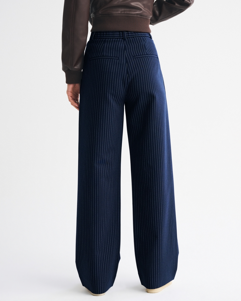 A&F Sloane Tailored Wide Leg Pant