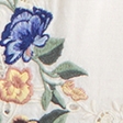 cream floral embroidery