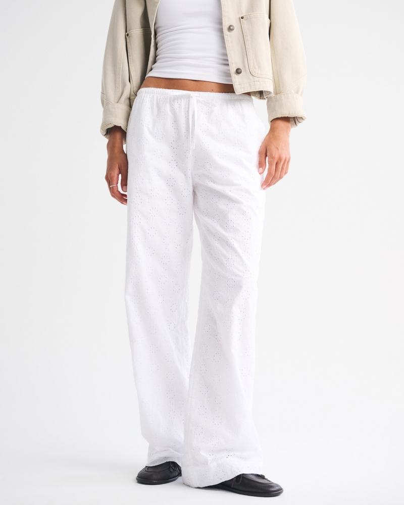 Eyelet Pull-On Pant