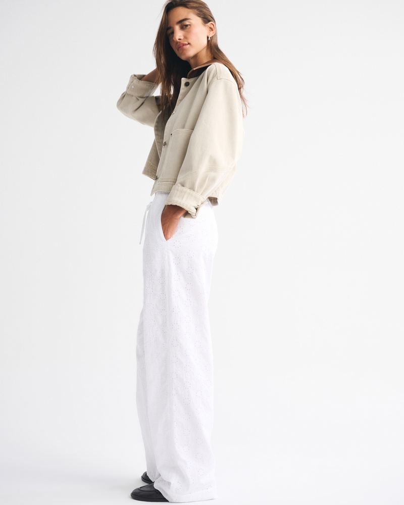 Eyelet Pull-On Pant