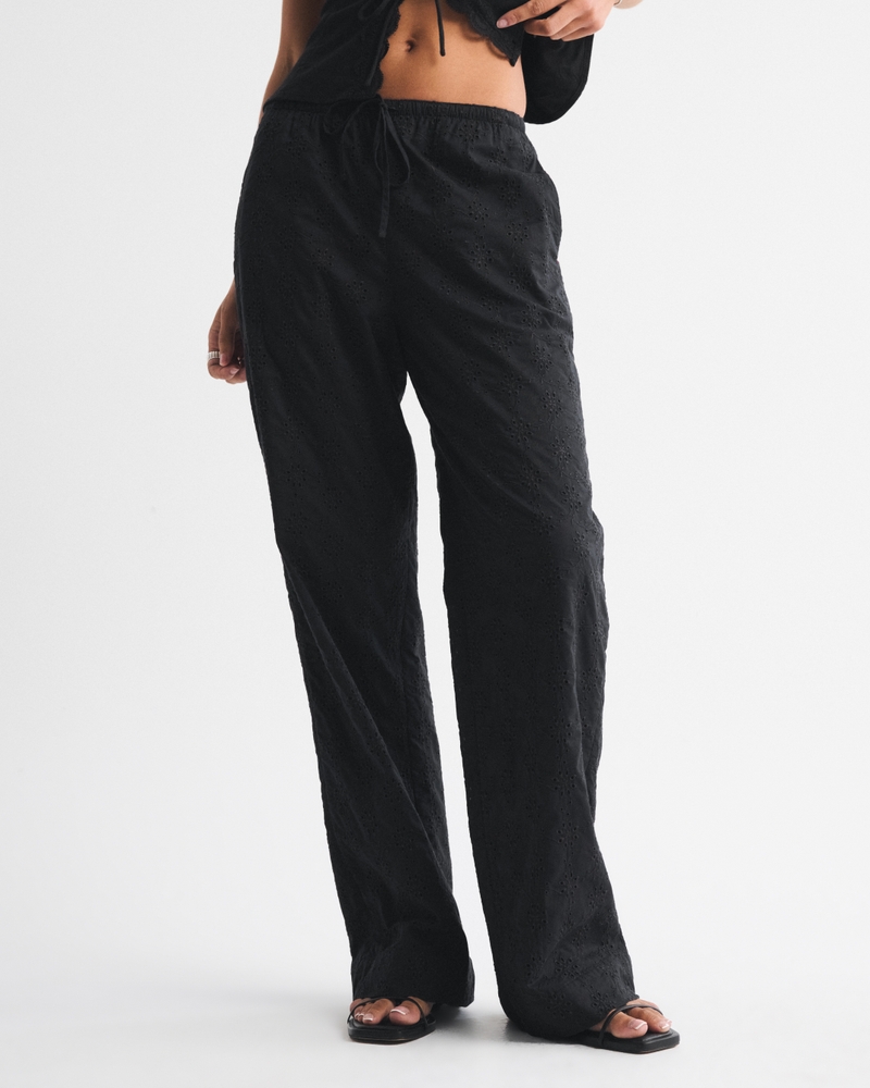 Eyelet Pull-On Pant