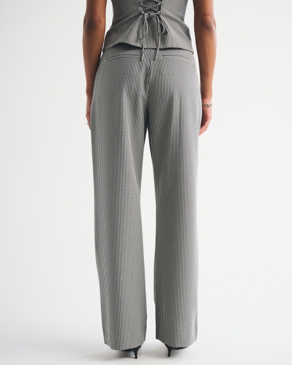 Curve Love A&F Sloane Tailored Wide Leg Pant