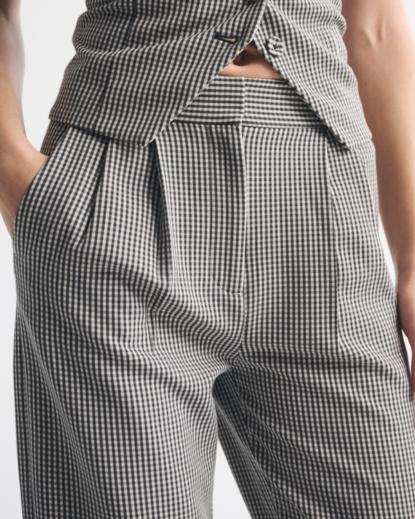 A&F Sloane Tailored Wide Leg Pant