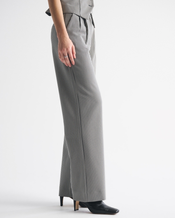 A&F Sloane Tailored Wide Leg Pant