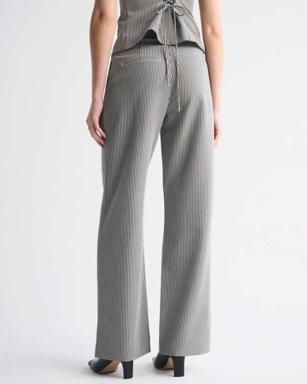 A&F Sloane Tailored Wide Leg Pant