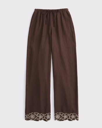 Linen-Blend Pull-On Pant from Abercrombie & Fitch - $100