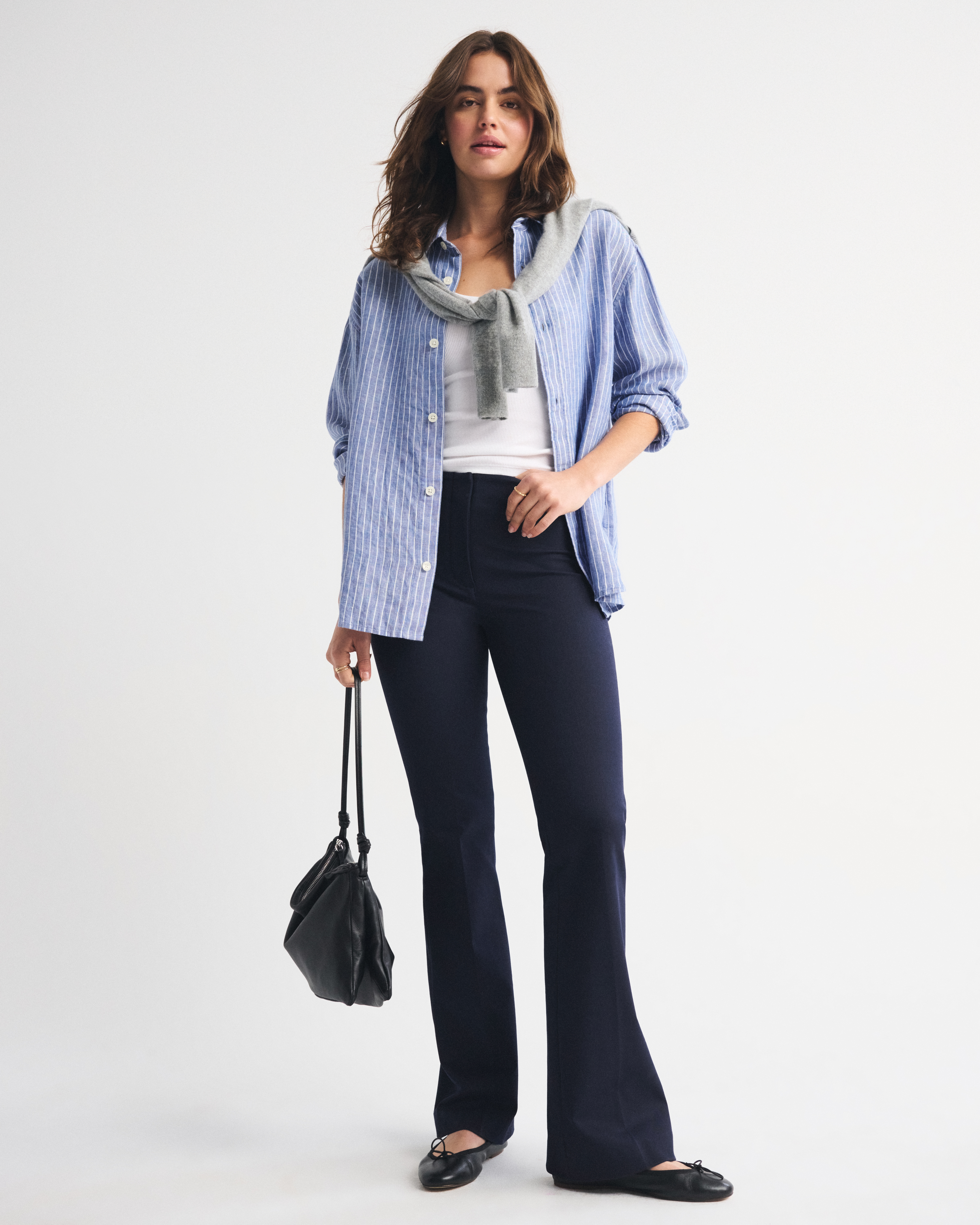 Abercrombie & Fitch A&f Forme Bootcut Pant In Purple