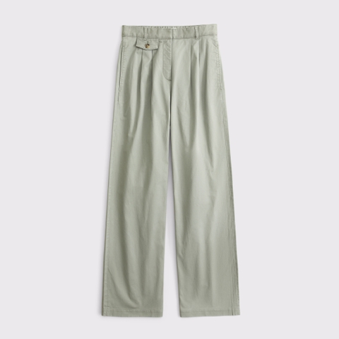 Женские брюки Abercrombie & Fitch A&F Sloane Chino Tailored Wide Leg Pant