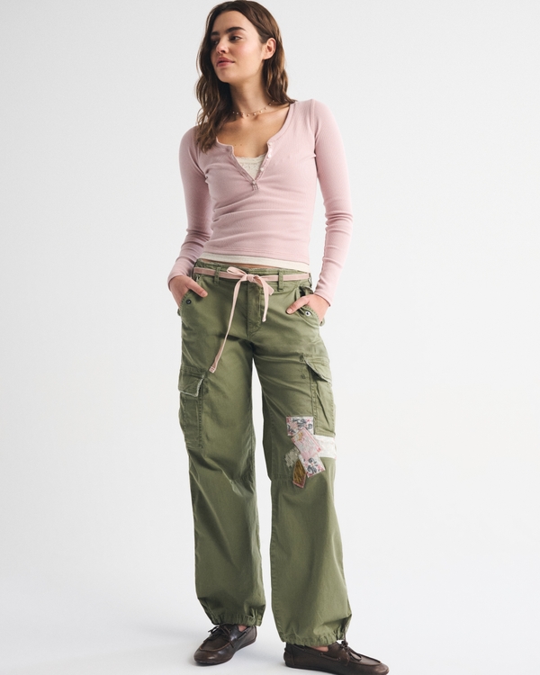 Low Rise Ultra Loose Cargo Pant