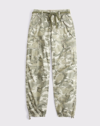 Curve Love Low Rise Ultra Loose Cargo Pant