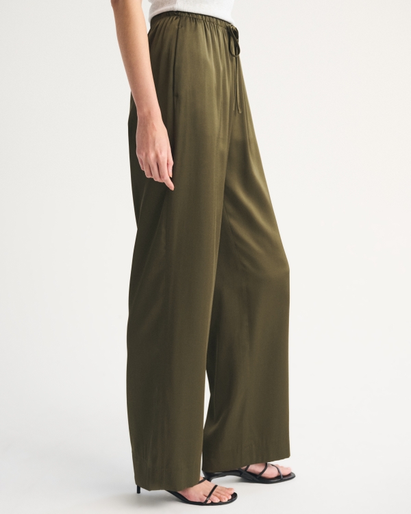 Satin Pull-On Pant
