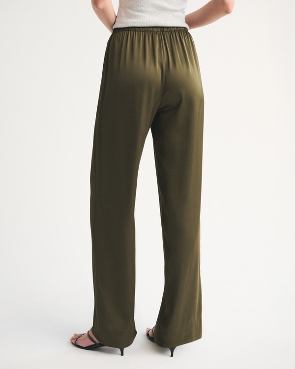 Satin Pull-On Pant