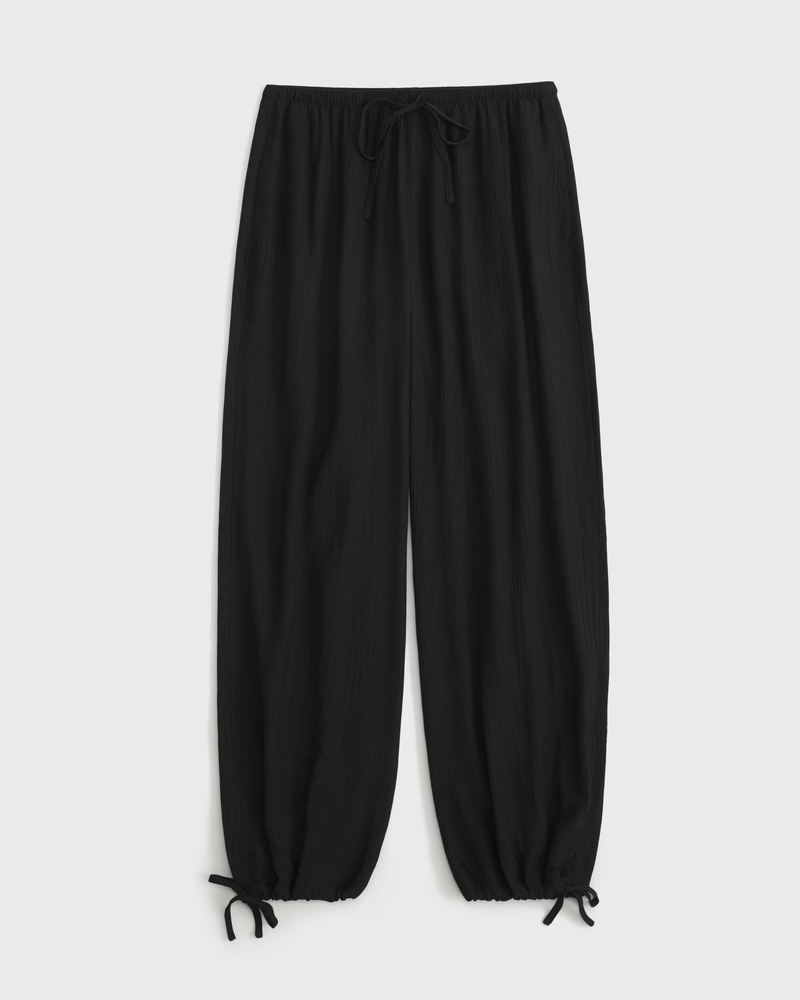 Women's Convertible Crinkle Balloon Pull-On Pant | Women's Bottoms