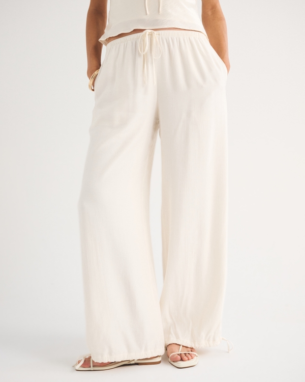 Convertible Crinkle Balloon Pull-On Pant - image 2
