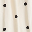 cream polka dot