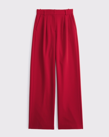 A&F Sloane Tailored Wide Leg Pant