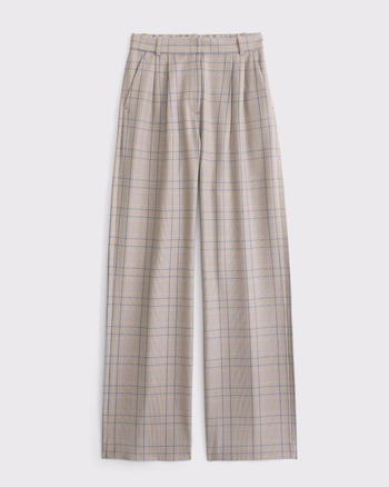 A&F Sloane Tailored Wide Leg Pant from Abercrombie & Fitch - $90