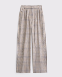 Curve Love A&F Sloane Tailored Wide Leg Pant