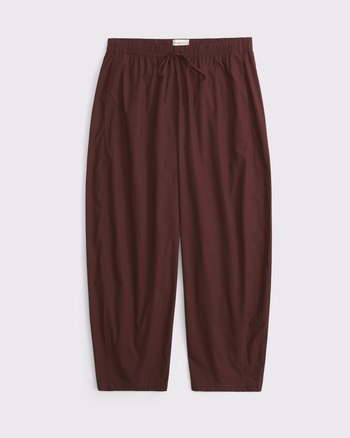 Poplin Barrel Pull-On Pant from Abercrombie & Fitch - $75