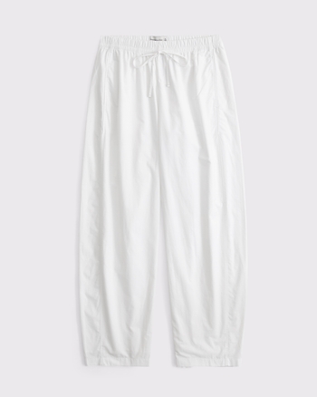 Poplin Barrel Pull-On Pant from Abercrombie & Fitch - $75