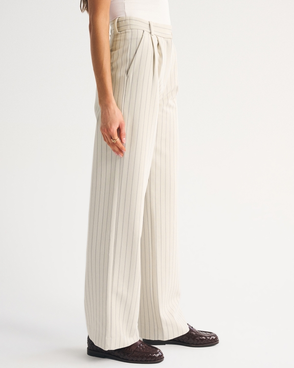 A&F Sloane Tailored Wide Leg Pant