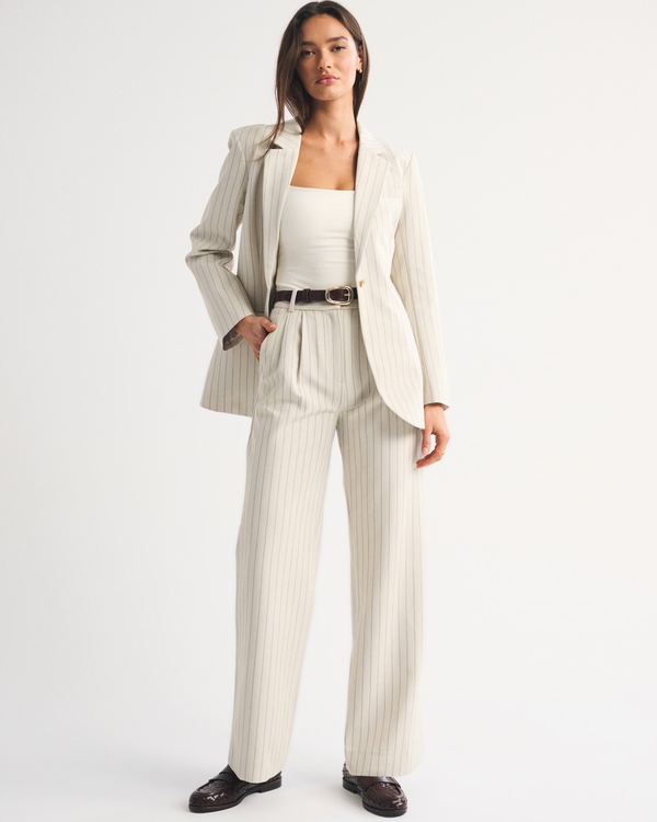 A&F Sloane Tailored Wide Leg Pant