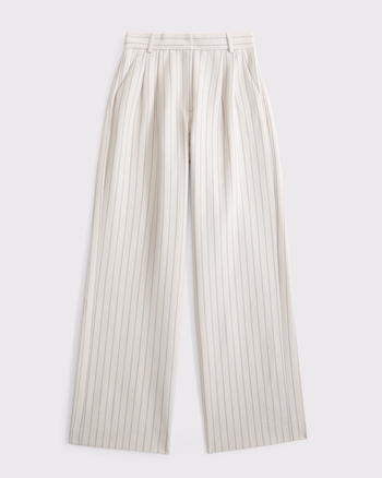 A&F Sloane Tailored Wide Leg Pant